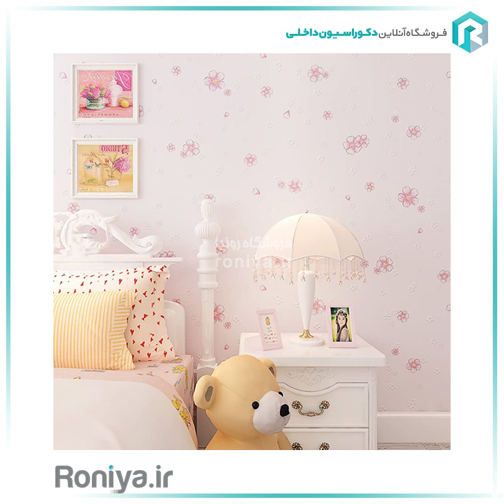 عرضه و فروش طرح های جدید کاغذ دیواری اتاق خواب دخترانه در شرکت رونیا