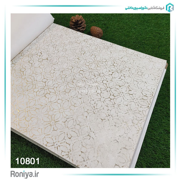 کاغذ دیواری طرح دار فلزکاری کد 10801