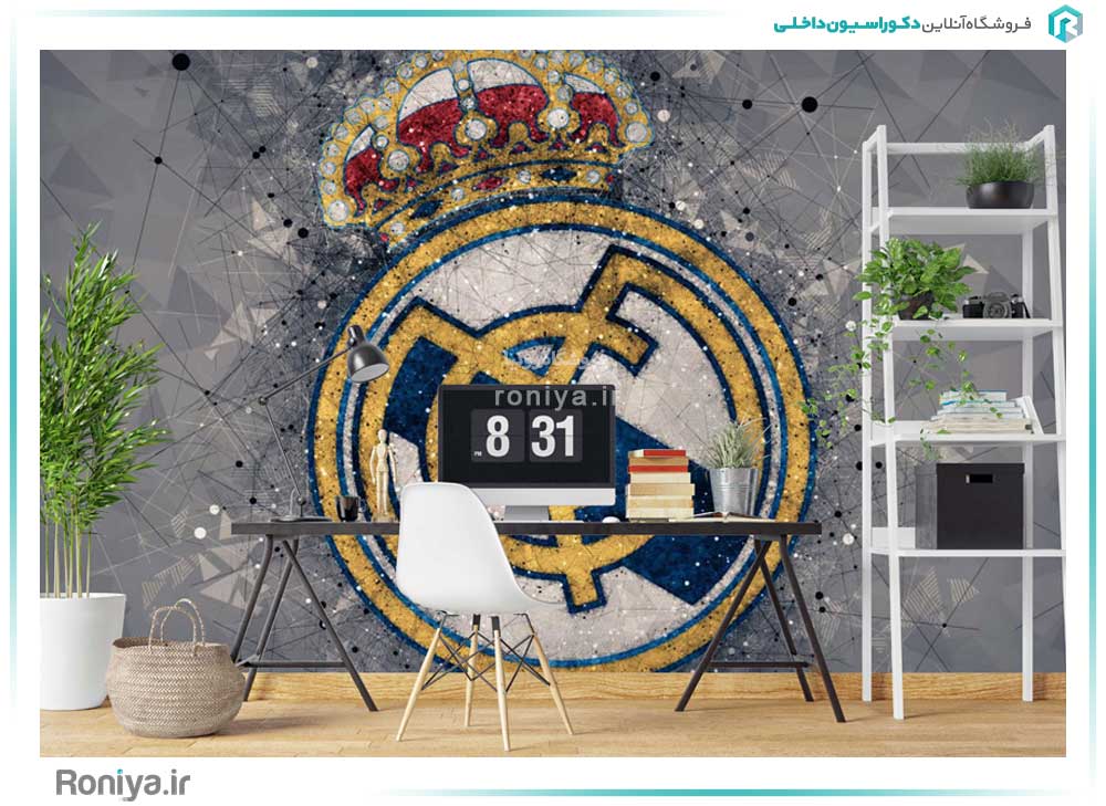 پوستر دیواری رئال مادرید کد 3D-084