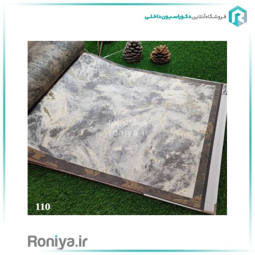 کاغذ دیواری ابروباد اکلیل دار سفیدCode-109-110 2 کاغذ دیواری ابروباد اکلیل دار سفیدCode-109-110