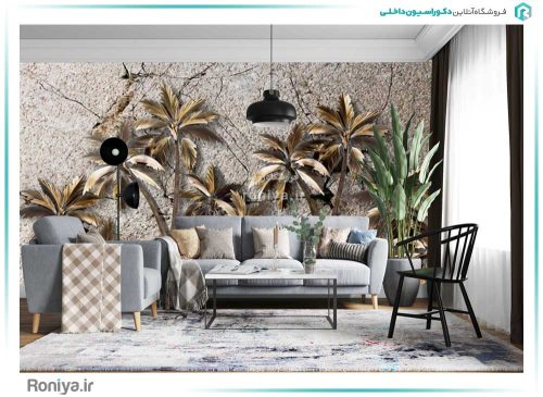 پوستر درخت نخل کد 3DF-107 3 پوستر درخت نخل کد 3DF-107