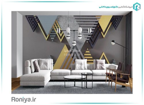 کاغذ پوستری مدرن با طرح های هندسی AB-79 2 کاغذ پوستری مدرن با طرح های هندسی AB-79