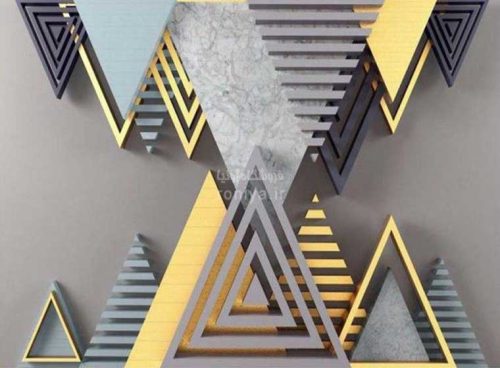 کاغذ پوستری مدرن با طرح های هندسی AB-79 5 کاغذ پوستری مدرن با طرح های هندسی AB-79