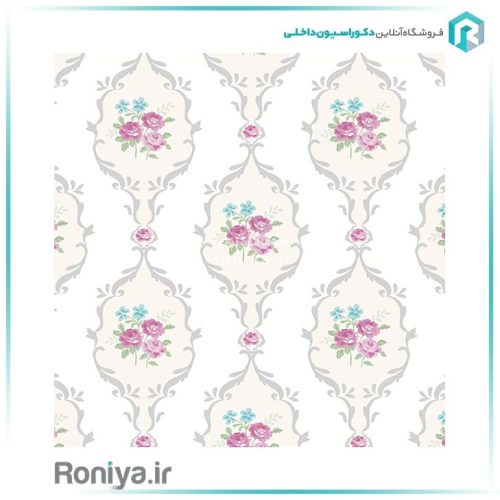 کاغذ دیواری گل ریز اتاق خواب