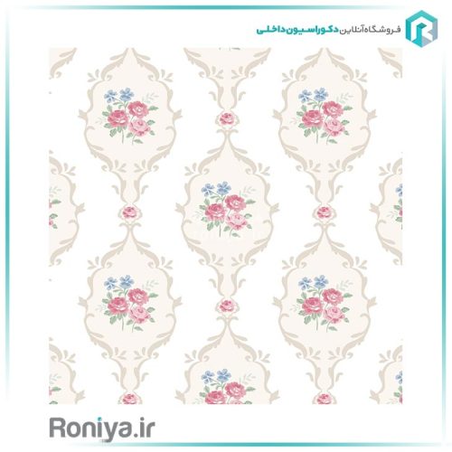 کاغذ دیواری گل ریز اتاق خواب