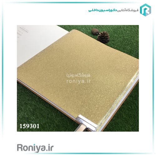 کاغذ دیواری طلایی کد 154701 2 کاغذ دیواری طلایی کد 154701