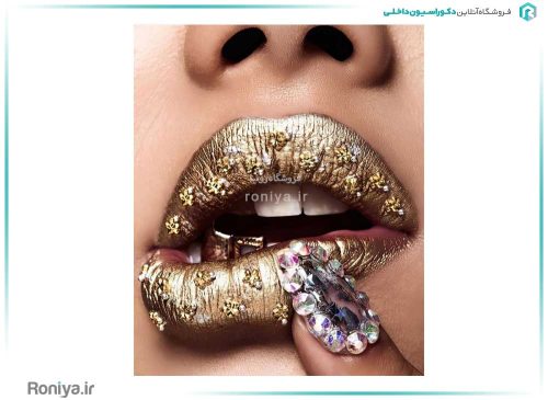 پوستر دیواری فشن طلایی کد FS-092 2 پوستر دیواری فشن طلایی کد FS-092