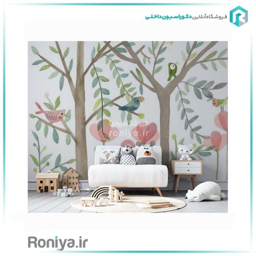 پوستر دیواری شیک اتاق خواب کودک CN-0217 2 پوستر دیواری شیک اتاق خواب کودک CN-0217