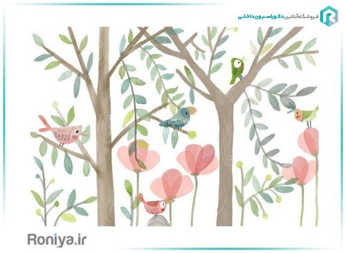 پوستر دیواری شیک اتاق خواب کودک CN-0217 3 پوستر دیواری شیک اتاق خواب کودک CN-0217