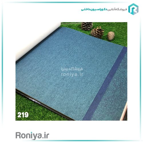 کاغذ دیواری ساده سرمه ای تیره Code-218 2 کاغذ دیواری ساده سرمه ای تیره