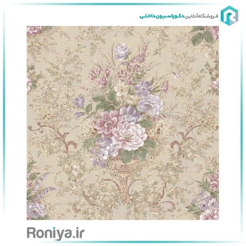 کاغذ دیواری با طرح دسته گل رنگی کد 22011 2 کاغذ دیواری با طرح دسته گل رنگی کد 22011