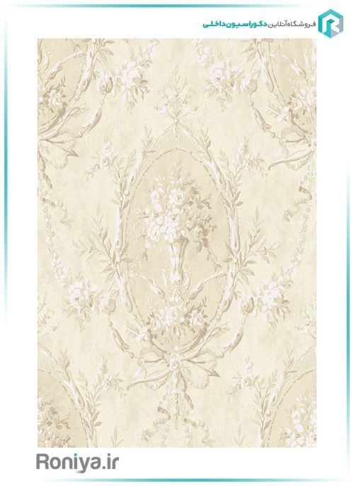 کاغذ دیواری دسته گل رز کد 22017 2 کاغذ دیواری دسته گل رز کد 22017