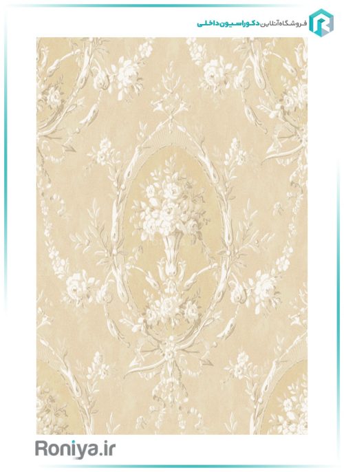 کاغذ دیواری دسته گل رز کد 22017 4 کاغذ دیواری دسته گل رز کد 22017