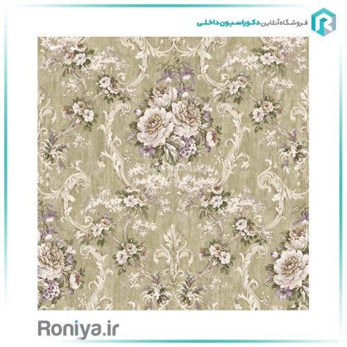 کاغذ دیواری گلدار با رنگ های خاص کد 22028 2 کاغذ دیواری گلدار با رنگ های خاص کد 22028