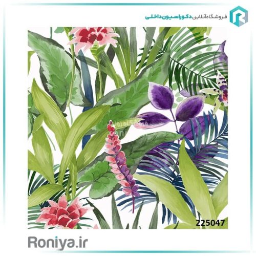 کاغذ دیواری گلدار جدید کد 225001