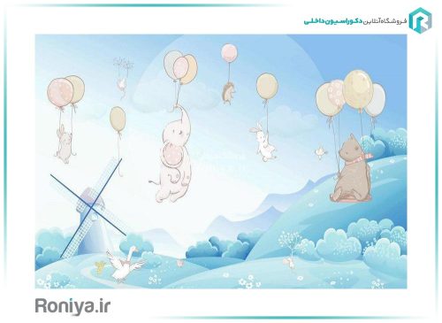پوستر اتاق کودک رنگ روشن CN-0206