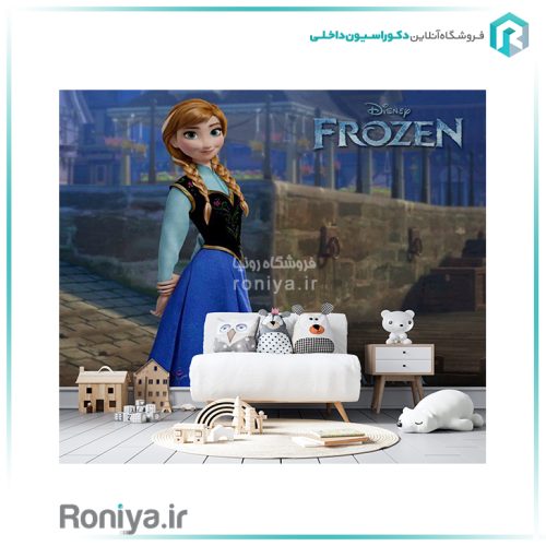 پوستردیواری کارتونی السا اتاق کودک CN-0227 2 پوستر دیواری انا