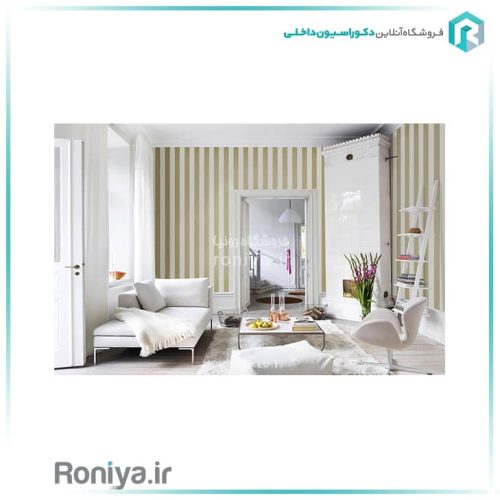 کاغذ دیواری ساده راه راه کد 235019 2 کاغذ دیواری ساده راه راه کد 235019