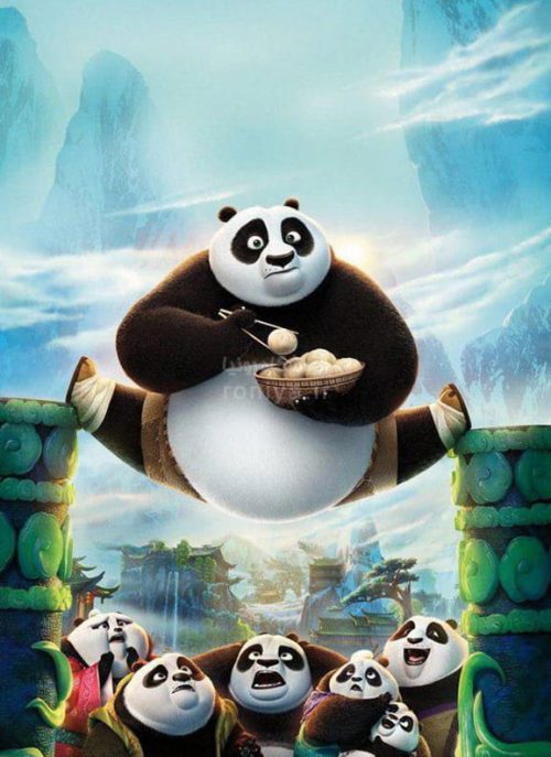 پوستر دیواری پاندا کنگ فو کار CN-0218