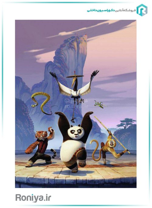 پوستر سه بعدی پاندا کنگ فو کار CN-0219 2 پوستر سه بعدی پاندا کنگ فو کار CN-0219