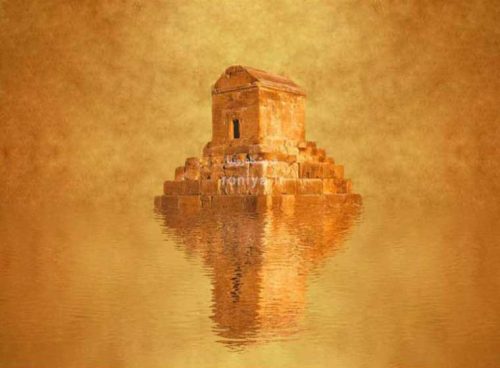 پوستر دیواری مقبره کوروش کد 3D-085 4 پوستر دیواری مقبره کوروش کد 3D-085