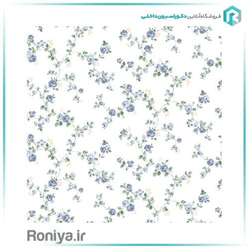 کاغذ دیواری طرح گل شلوغ کد 25044