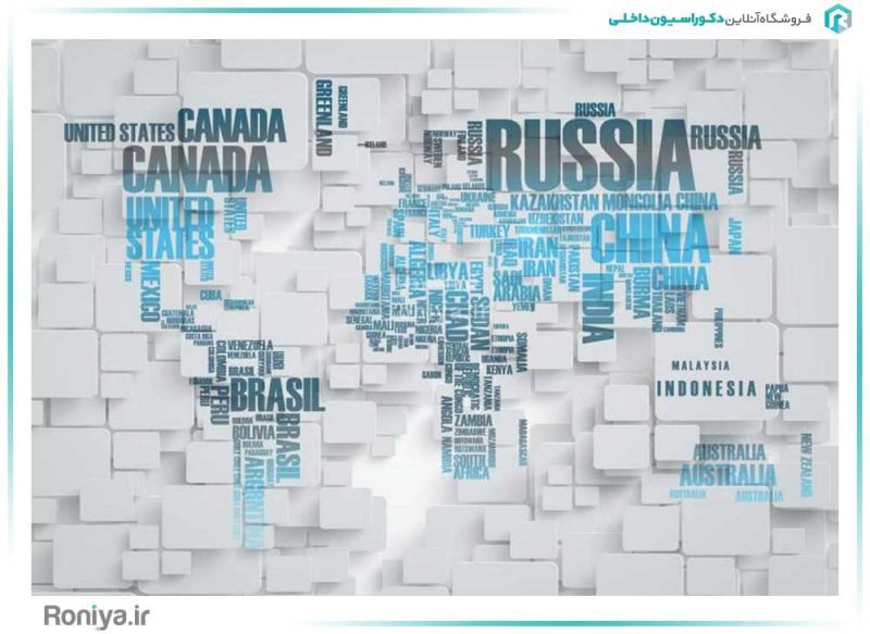 پوستر سه بعدی نقشه 3DF-412