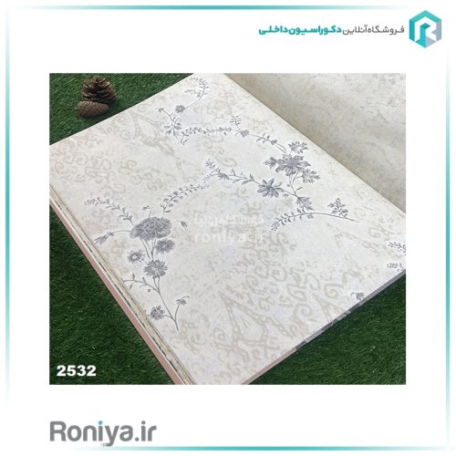 کاغذ دیواری شاخ گلهای ظریف Code-2556 4 کاغذ دیواری شاخ گلهای ظریف Code-2556