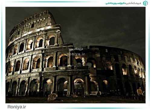 پوستر دیواری طرح کولوسئوم کد 3D-051 3 پوستر دیواری طرح کولوسئوم کد 3D-051