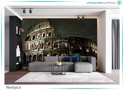 پوستر دیواری طرح کولوسئوم کد 3D-051 2 پوستر دیواری طرح کولوسئوم کد 3D-051