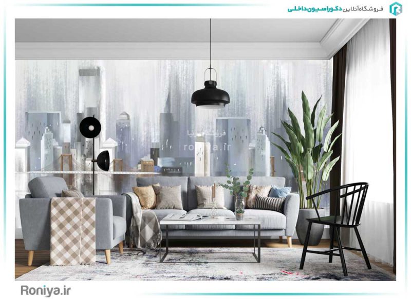 پوستر دیواری ساختمان Code-3DF-383 2 پوستر دیواری ساختمان Code-3DF-383