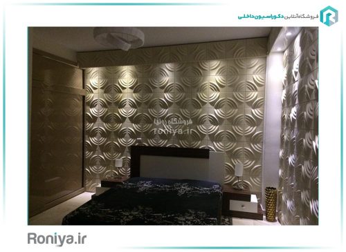 دیوارپوش سه بعدی طرح لوتوس کد 3D-W108 7 دیوارپوش سه بعدی طرح لوتوس کد 3D-W108