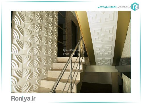 دیوارپوش سه بعدی طرح لوتوس کد 3D-W108 6 دیوارپوش سه بعدی طرح لوتوس کد 3D-W108