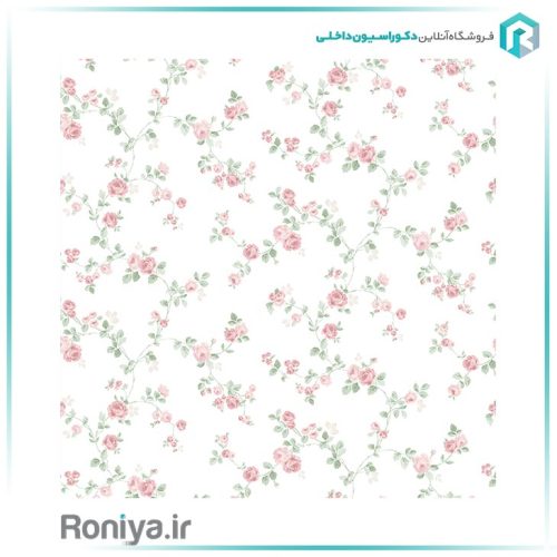 کاغذ دیواری طرح گل شلوغ کد 25044