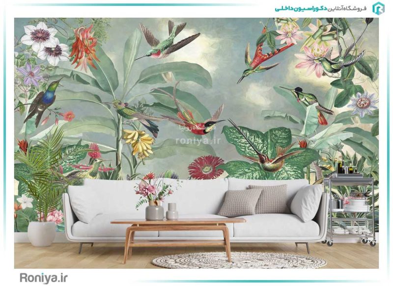 پوستر دیواری سه بعدی طبیعت کد 3DF-088 3 پوستر دیواری سه بعدی طبیعت کد 3DF-088