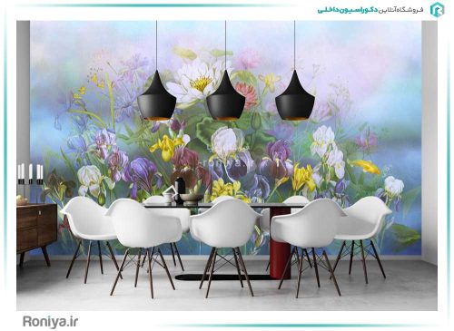 پوستر دیواری گل کد 3DF-276