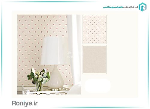 کاغذ دیواری گل ریز اتاق خواب کد 65044 3 کاغذ دیواری گل ریز اتاق خواب