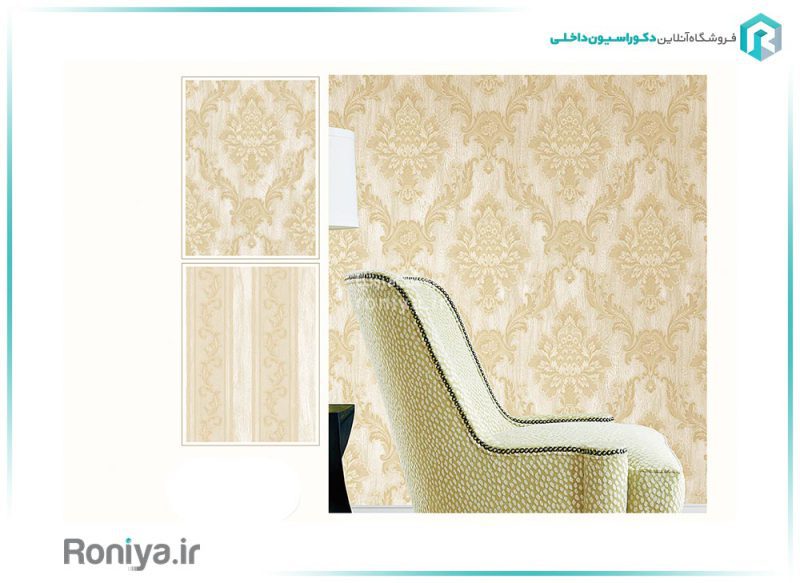 کاغذ دیواری طرح جدید کلاسیک کد 88018 2 کاغذ دیواری طرح جدید کلاسیک کد 88018