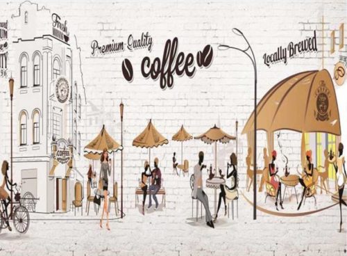 پوستر دیواری هنری کافه کد RT-008 4 پوستر دیواری هنری کافه کد RT-008