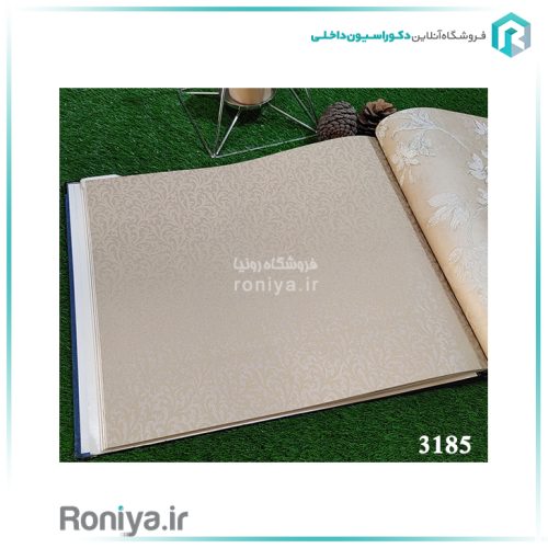کاغذ دیواری ساده با طرح های ریزCode-3180-3185 2 کاغذ دیواری ساده با طرح های ریز