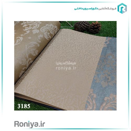 کاغذ دیواری ساده با طرح های ریزCode-3180-3185 3 کاغذ دیواری ساده با طرح های ریزCode-3180-3185