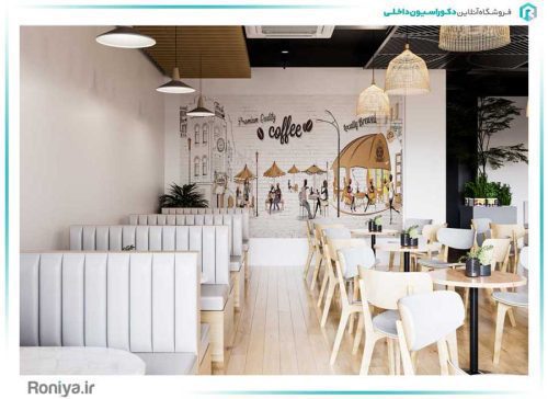 پوستر دیواری هنری کافه کد RT-008 2 پوستر دیواری هنری کافه کد RT-008