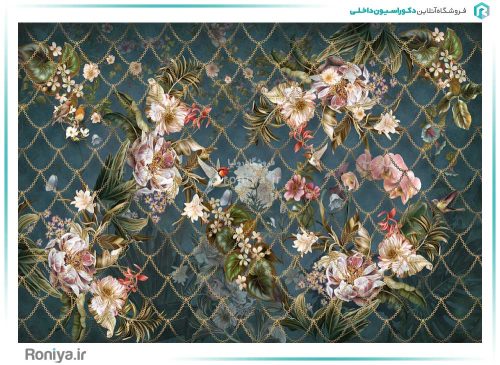 پوستر سه بعدی طرح گل کد 3DF-253 2 پوستر سه بعدی طرح گل کد 3DF-253