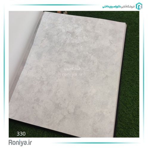 کاغذدیواری طوسی طرح پتینه کد 326