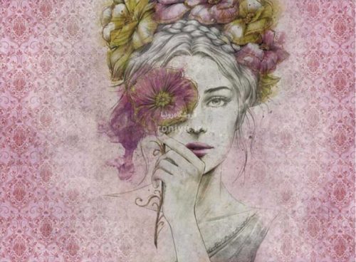 پوستر دیواری چهره زن کد Z14 5 پوستر دیواری چهره زن کد Z14