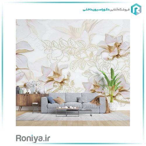 پوستر دیواری گل سه بعدی Code-3DF-626 2 پوستر دیواری گل سه بعدی Code-3DF-626