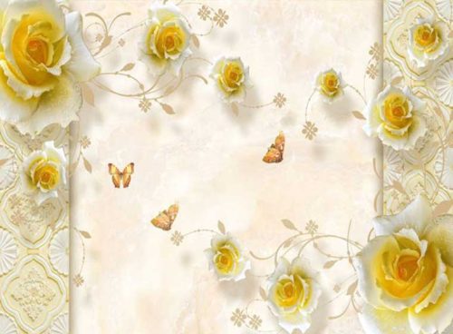 پوستر دیواری سه بعدی رقص پروانه ها کد 3DF-083 2 پوستر دیواری سه بعدی رقص پروانه ها کد 3DF-083