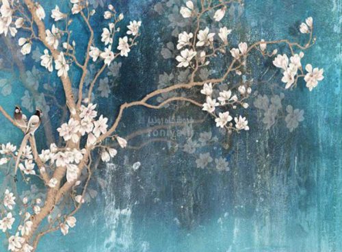 پوستر دیواری سه بعدی پرستوهای بهار کد 3DF-160