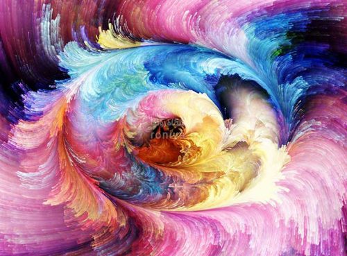 پوستر دیواری انتزاعی سه بعدی ابر و باد هفت رنگ کد AB-006 2 پوستر دیواری انتزاعی سه بعدی ابر و باد هفت رنگ کد AB-006