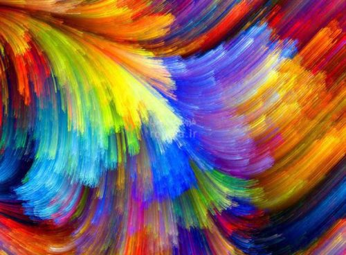 پوستر دیواری سه بعدی انتزاعی شب تاب رنگی کد AB-027 2 پوستر دیواری سه بعدی انتزاعی شب تاب رنگی کد AB-027